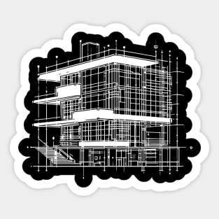 architecture design Sticker